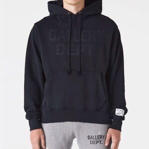 GALLERY DEPT. Men's Center Logo Hoodie In Black